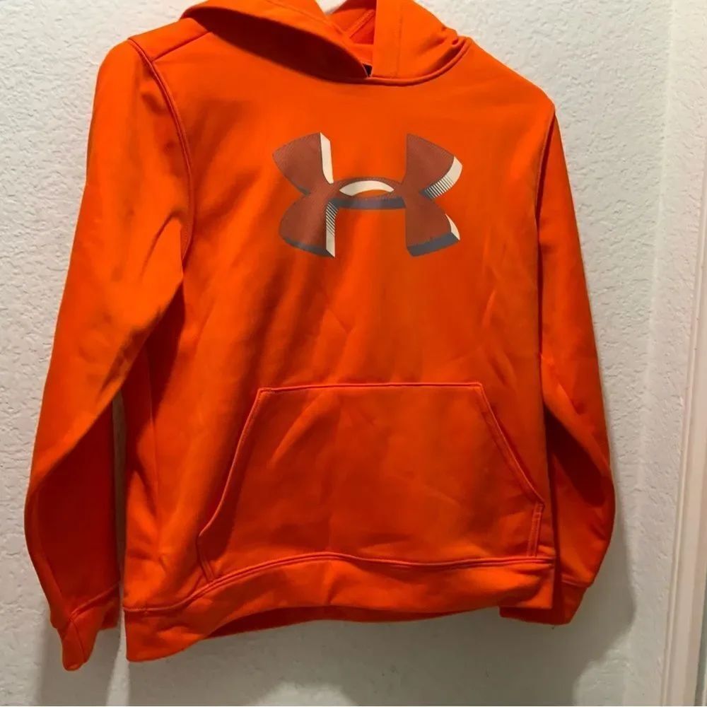 New Under Armor Hoodie orange youth YMD